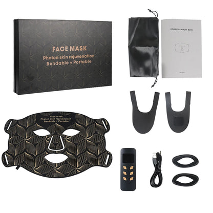 Masque LED Visage & Cou ReVa™ | Photothérapie Clinique Anti-Âge