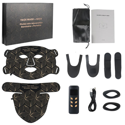 Masque LED Visage & Cou ReVa™ | Photothérapie Clinique Anti-Âge